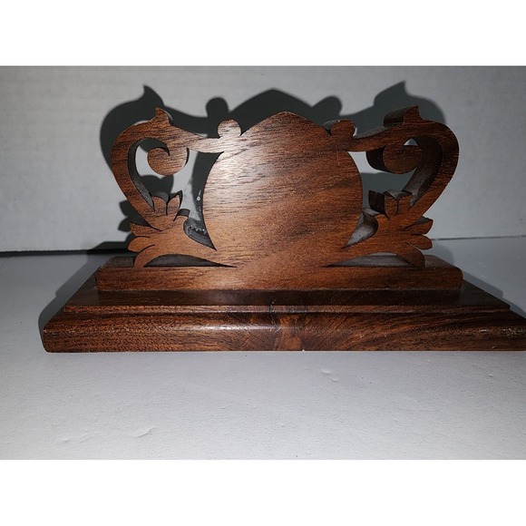 William Jackson Hand Carved Wood Clock AA1‎ - Picture 3 of 4